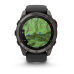 Умные часы Garmin Fenix 8 PRO, 47 мм, AMOLED, Sapphire, Titanium with Graphite/Black Silicone Band