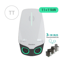 Настенная зарядная станция Pandora Wall-E DUO TT Home Edition AC 11+11 кВт