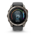Умные часы Garmin Fenix 8 PRO, 47 мм, AMOLED, Sapphire, Carbon Gray DLC Titanium with Black/Pebble Gray Silicone Band