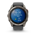 Умные часы Garmin Fenix 8 PRO, 51 мм, AMOLED, Sapphire, Titanium with Graphite/Black Silicone Band