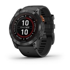Умные часы FENIX 7X PRO Solar Edition серый корпус и черным ремешком