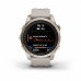 Умные часы FENIX 7S PRO Sapphire Solar золотистый корпус со светло-песочным ремешком