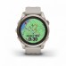 Умные часы FENIX 7S PRO Sapphire Solar золотистый корпус со светло-песочным ремешком