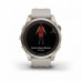 Умные часы FENIX 7S PRO Sapphire Solar золотистый корпус со светло-песочным ремешком