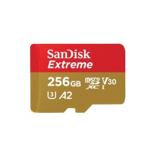 Карта памяти Sandisk Extreme 256 ГБ, 160 МБ/с, Class 10, SDSQXA1-256G-GN6MA