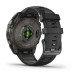 Умные часы Garmin Fenix 8, 47 мм, AMOLED, Sapphire Carbon Gray DLC Titanium with Black/Pebble Gray Silicone Band
