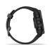 Умные часы Garmin FENIX 7S Solar серый с черным силиконовым ремешком