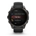 Умные часы Garmin Fenix 8, 47 мм, AMOLED, Sapphire Carbon Gray DLC Titanium with Black/Pebble Gray Silicone Band