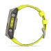 Умные часы Garmin Fenix 8, 51 мм, Solar, Sapphire Titanium with AMP yellow/graphite silicone band