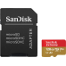 Карта памяти SanDisk Extreme microSDXC 128GB + SD Adapter 160МB/s, Class 10 UHS-I U3 (SDSQXA1-128G-GN6MA)