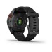 Умные часы Garmin FENIX 7S Solar серый с черным силиконовым ремешком