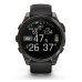 Умные часы Garmin Fenix 8, 47 мм, AMOLED, Sapphire Carbon Gray DLC Titanium with Black/Pebble Gray Silicone Band