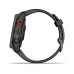 Умные часы Garmin FENIX 7S Solar серый с черным силиконовым ремешком