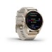 Умные часы Garmin FENIX 7S Sapphire Solar титановый кремовый с нейлоновым ремешком