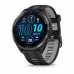 Умные часы FORERUNNER 965 черные, темно-серый DLC титановый безель, с черным ремешком