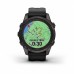 Умные часы FENIX 7S PRO Sapphire Solar титановый угольно-серый DLC с силиконовым ремешком