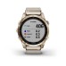 Умные часы Garmin FENIX 7S Sapphire Solar титановый кремовый с нейлоновым ремешком
