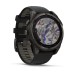 Умные часы Garmin Fenix 8, 47 мм, Solar, Sapphire carbon gray DLC titanium with black/pebble gray silicone