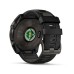 Умные часы Garmin Fenix 8, 51 мм, Solar, Sapphire Carbon Gray DLC Titanium with Black/Pebble Gray Silicone