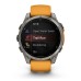 Умные часы Garmin Fenix 8, 51 мм, AMOLED, Sapphire Titanium with spark orange/graphite silicone band