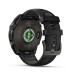 Умные часы Garmin Fenix 8, 47 мм, Solar, Sapphire carbon gray DLC titanium with black/pebble gray silicone