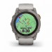 Умные часы Garmin FENIX 7X PRO Sapphire Solar Edition Титановый корпус с дымчато-серым оранжевым ремешком