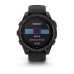 Умные часы Garmin Fenix 8, 47 мм, Solar, Sapphire carbon gray DLC titanium with black/pebble gray silicone