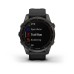 Умные часы Garmin FENIX 7S Sapphire Solar титановый угольно-серый DLC с силиконовым ремешком