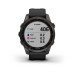 Умные часы Garmin FENIX 7S Sapphire Solar титановый угольно-серый DLC с силиконовым ремешком