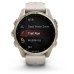 Умные часы Garmin Fenix 8, 43 мм, AMOLED, Sapphire Soft Gold with fog Gray/Dark sandstone silicone band