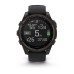 Умные часы Garmin Fenix 8, 47 мм, Solar, Sapphire carbon gray DLC titanium with black/pebble gray silicone