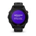 Умные часы Garmin FORERUNNER 255S Music с черным ремешком