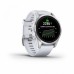 Умные часы Garmin EPIX PRO (Gen 2) Standard Edition 42 мм, серебристый корпус, белый ремешок