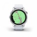 Умные часы Garmin EPIX PRO (Gen 2) Standard Edition 42 мм, серебристый корпус, белый ремешок