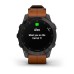 Garmin EPIX (Gen 2) Sapphire титановый черный с коричневым кожаным ремешком
