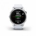 Умные часы Garmin EPIX PRO (Gen 2) Standard Edition 42 мм, серебристый корпус, белый ремешок