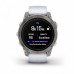 Умные часы Garmin EPIX PRO (Gen 2) Sapphire Edition 47 мм, титановый, белый DLC, белый ремешок