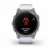 Умные часы Garmin EPIX PRO (Gen 2) Sapphire Edition 47 мм, титановый, белый DLC, белый ремешок