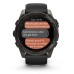 Умные часы Garmin Fenix 8, 51 мм, AMOLED, Sapphire Carbon Gray DLC Titanium with Black/Pebble Gray Silicone band