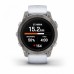 Умные часы Garmin EPIX PRO (Gen 2) Sapphire Edition 47 мм, титановый, белый DLC, белый ремешок