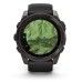 Умные часы Garmin Fenix 8, 51 мм, AMOLED, Sapphire Carbon Gray DLC Titanium with Black/Pebble Gray Silicone band