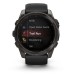 Умные часы Garmin Fenix 8, 51 мм, AMOLED, Sapphire Carbon Gray DLC Titanium with Black/Pebble Gray Silicone band