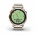 Умные часы Garmin EPIX PRO (Gen 2) Sapphire Edition 42 мм, золотистый корпус с нейлоновым ремешком сливочного цвета
