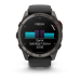 Умные часы Garmin Fenix 8 PRO, 51 мм, AMOLED, Sapphire, Carbon Gray DLC Titanium with Black/Pebble Gray Silicone Band