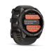 Умные часы Garmin Fenix 8 PRO, 51 мм, AMOLED, Sapphire, Carbon Gray DLC Titanium with Black/Pebble Gray Silicone Band