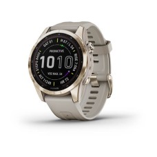 Часы Garmin Fenix 7S Sapphire Solar титановый кремовый с нейлоновым ремешком Часы Garmin Fenix 7S Sapphire Solar титановый кремовый с нейлоновым ремешком