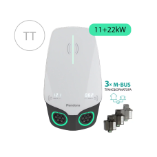 Настенная зарядная станция Pandora Wall-E DUO TT Home Edition AC 11+22 кВт
