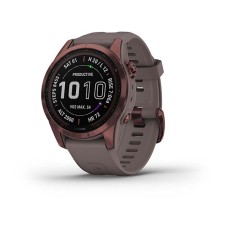 Умные часы Garmin FENIX 7S Sapphire Solar титановый темно-бронзовый с сланцево-серым силиконовым ремешком Умные часы Garmin FENIX 7S Sapphire Solar титановый темно-бронзовый с сланцево-серым силиконовым ремешком
