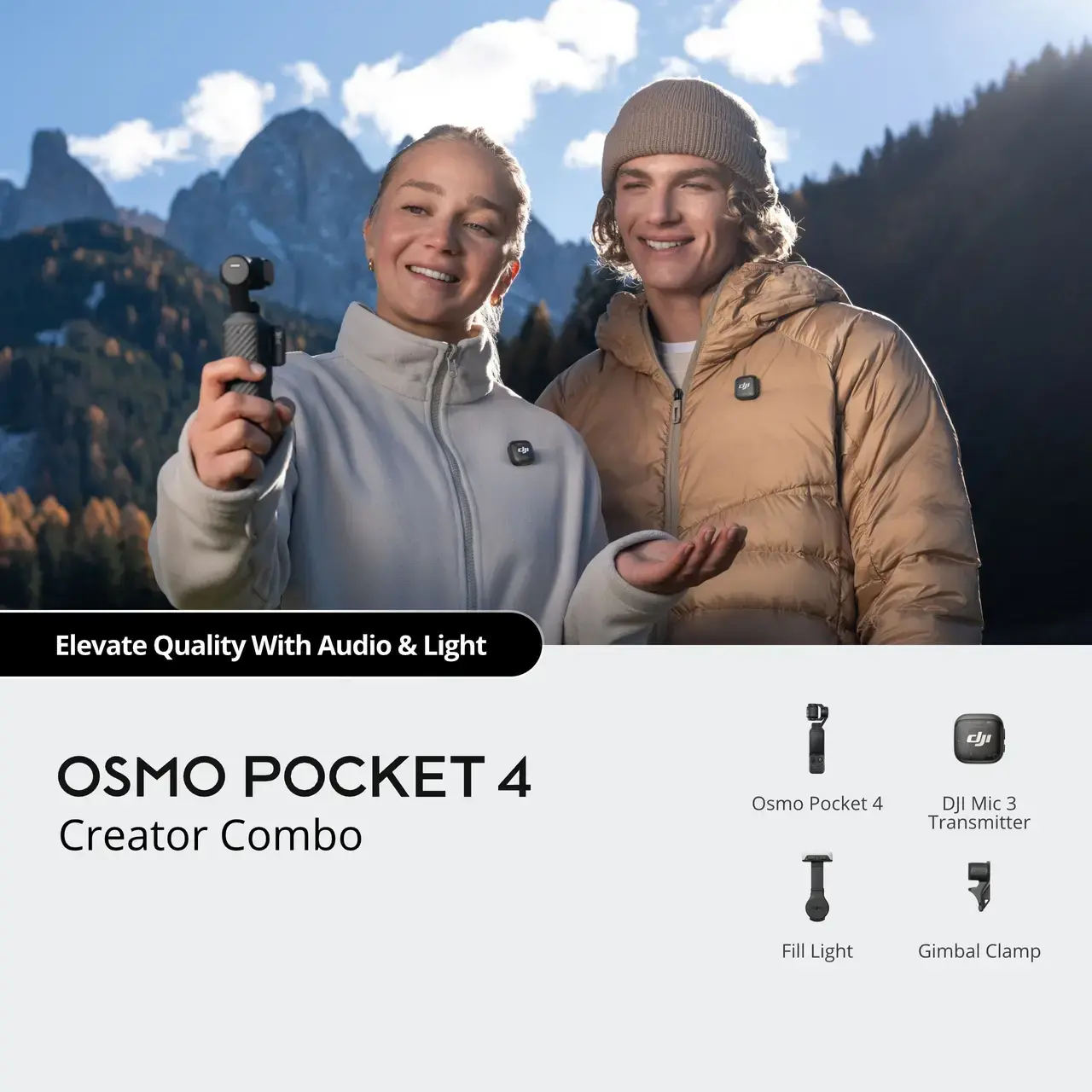 Экшн-камера DJI Osmo Pocket 4 Creator Combo Экшн-камера DJI Osmo Pocket 4 Creator Combo