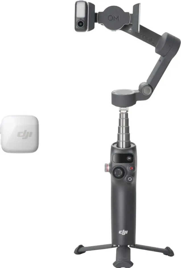 Стабилизатор DJI Osmo Mobile 8 Vlog Combo (DJI Mic Mini Transmitter Arctic White)